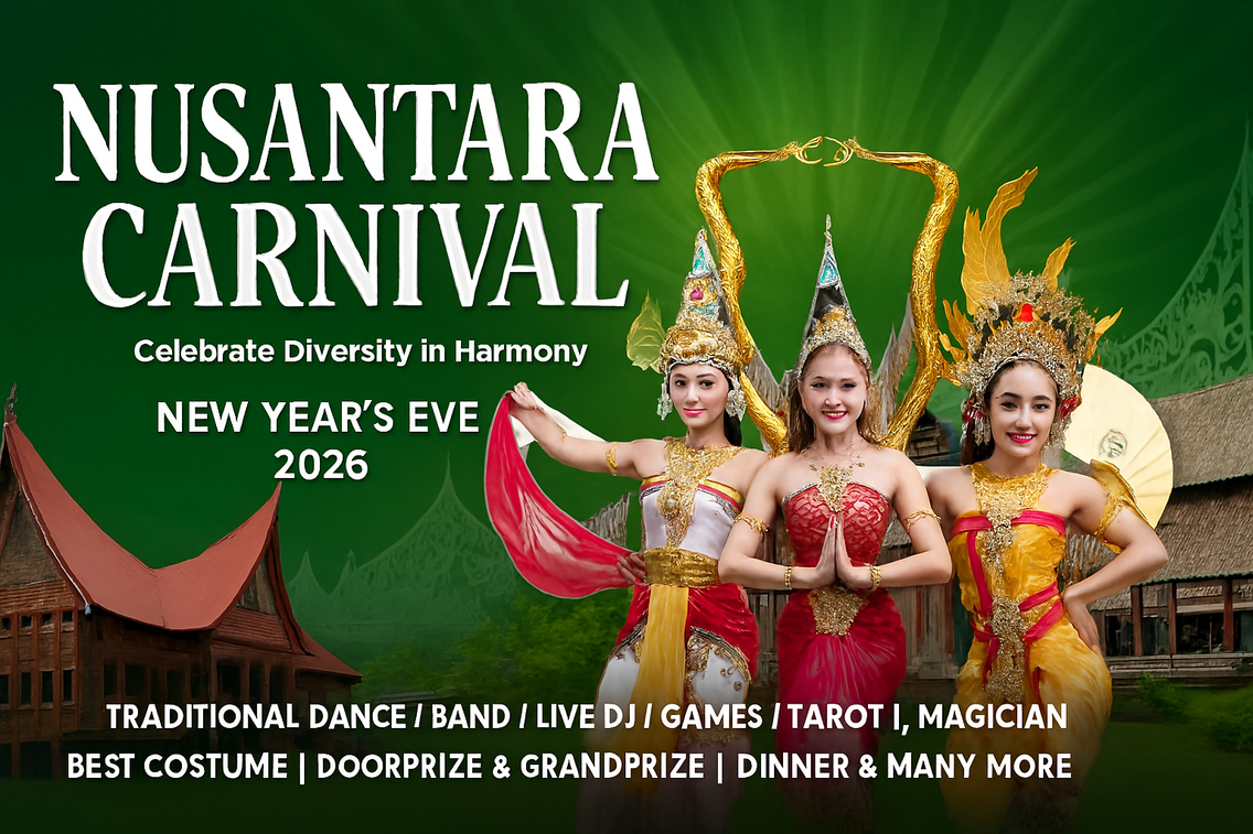 Nusantara Carnival 2026 at Hotel Royale Krakatau Celebrate New Year’s Eve in vibrant harmony—traditional dance, live music, dazzling costumes, and magical surprises await!